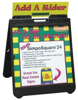 Picture of 24" x 24" Sandwich Board Frame - Black