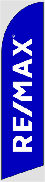 Picture of Logo (Blue) - 12ft x 2.5ft Feather Flag - DEPRECATED