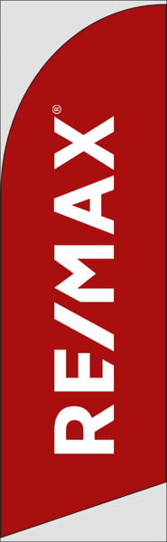 Picture of Logo (Red) - 10ft x 2.5ft Feather Flag - DEPRECATED