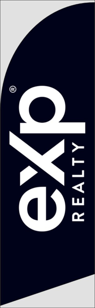 Picture of Logo Feather Flag - Black -10ft x .2.5ft - DEPRECATED