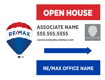 Picture of Open House Agent Photo Directional - 18" x 24"